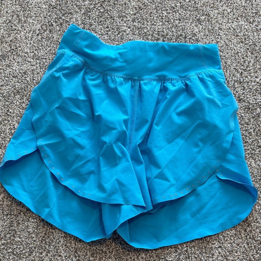 Lululemon Athletica Vibrant Blue Athletic Shorts